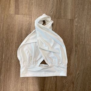 White halter top size SMALL